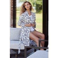 'Pretty Paisley' Mid-Length Dressing Gown
