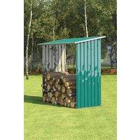 Garden Outdoor Metal Firewood Log Storage Shed