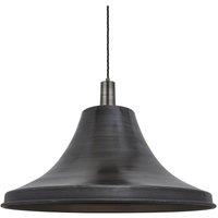 Sleek Giant Bell Pendant, 20 Inch, Pewter, Pewter Holder