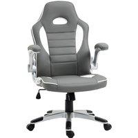 Racing Gaming Chair Height Adjustable Swivel with Flip Up Armrests