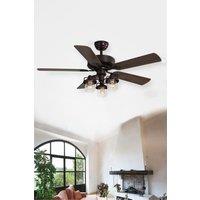 5 Blade Pull Chain Ceiling Fan Light