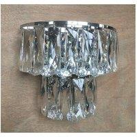 Lilou 3 Light Wall Lamp Chrome Crystal