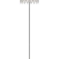 Belize 3 Light Floor Lamp Chrome Crystal