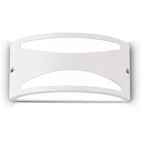 Rex 1 Light Outdoor Wall Light White IP44 E27