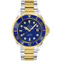 Liguria Blue Dial Two Tone Gold/Stainless Steel Bracelet Swiss Automatic Watch