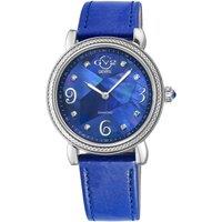 Ravenna 12613 Blue MOP Dial Blue Leather Swiss Quartz Watch