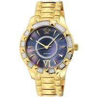 Venice Blue MOP Dial Bue Gold Bracelet Swiss Quartz Watch