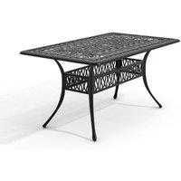 Rectangular Cast Aluminum Garden Bistro Dining Table