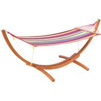 Garden Outdoor Patio Wooden Frame Hammock Stand Sun Swing Bed Seat