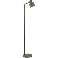 Floor Lamp Light Antique Bronze & Textured Matt Black 40W E27 Standing