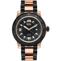 Seacloud Swiss Automatic Black Dial Black -Rose Gold PVD