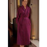 'Cahors' Herringbone Brushed Cotton Dressing Gown