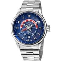 Giromondo Swiss Quartz Blue Dial Stainless Steel Watch