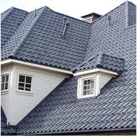 Grey Golan Tiles Stone Coated Metal Roofing 5pcs