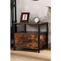 Wooden Side Table with 1 Drawer