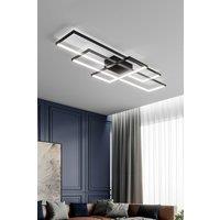 Rectangular LED Semi Flush Ceiling Light