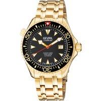 Hudson Yards Swiss Automatic Sellita SW200 black dial Gold watch