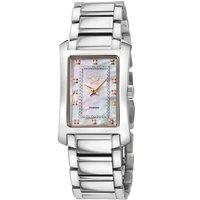 Luino Diamond White MOP Dial 14600B Swiss Quartz Watch