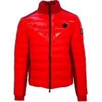 Plain Quilted Red Jacket