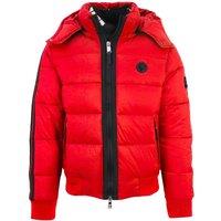 Padded Taped Sleeve Red Jacket
