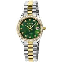 Turin Diamond Green MOP Dial 12428B Swiss Quartz Watch