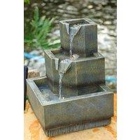 Multi-Tier Modern Garden Fountain with LED Lights