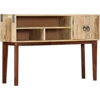 Console Table 115x30x76 cm Solid Rough Mango Wood