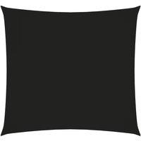 Sunshade Sail Oxford Fabric Square 5x5 m Black