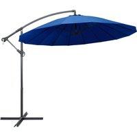 Hanging Parasol Blue 3 m Aluminium Pole