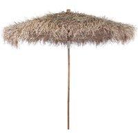 Bamboo Parasol with Banana Leaf Roof 210 cm