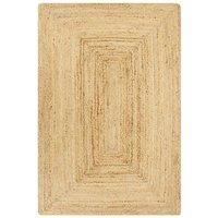 Handmade Rug Jute Natural 160x230 cm