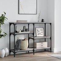 Console Table Grey Sonoma 102x29x75 cm Engineered Wood