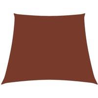 Sunshade Sail Oxford Fabric Trapezium 3/5x4 m Terracotta