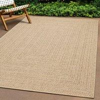 Rug 160x230 cm Jute Look Indoor and Outdoor