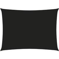 Sunshade Sail Oxford Fabric Rectangular 3x4.5 m Black