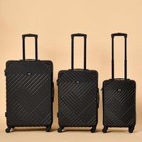 Hard Shell Suitcase Luggage Set Travel ABS 4 Wheels Bag Trolley Cabin Carry-On