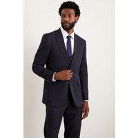 Burton Men's Navy Tailored Fit Essential Suit Jacket | Size: 40R