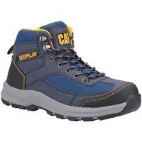 Caterpillar Men's 'Elmore Mid' Safety Boots in Navy | Size: 9