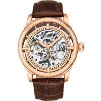 Winchester 3933 Automatic Dress Watch Skeleton Dial 41MM Case with Premium Leather Band