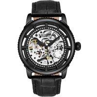 Winchester 3933 Automatic Dress Watch Skeleton Dial 41MM Case with Premium Leather Band