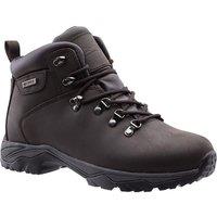 Cotswold Men's 'Nebraska' Leather Hiking Boots in Dark Brown | Size: 12