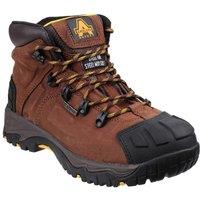 Amblers Men's 'FS39' Waterproof Safety Footwear in Brown | Size: 12