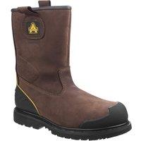 Amblers Men's 'FS223' Riggers Safety Boots in Brown | Size: 6