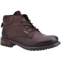 Cotswold Men's 'Woodmancote' Full Grain Leather/Suede Boots in Brown | Size: 9