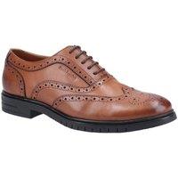 Hush Puppies Men's 'Santiago' Smooth Leather Lace Shoes in Tan | Size: 6