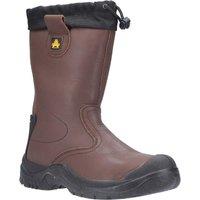 Amblers Men's 'FS245' Riggers Safety Boots in Brown | Size: 6