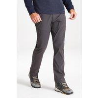 Craghoppers Men's Stretch 'Kiwi Pro II' Hiking Trousers in Dark Grey | Size: 42R