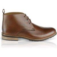 Silver Street London Men's Ludgate Leather Boots in Brown | Size: 11