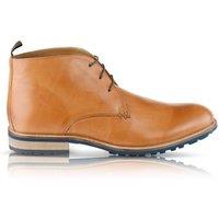 Silver Street London Men's Ludgate Leather Boots in Tan | Size: 8