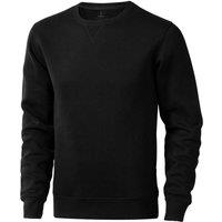 Elevate Men's Surrey Crew Neck Sweater in Black | Size: 2XS